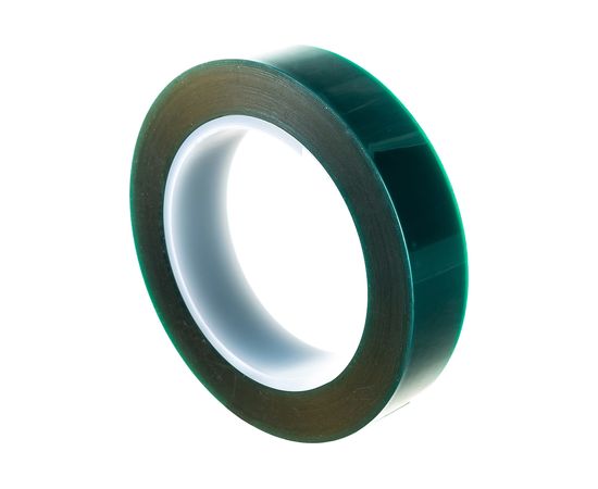 Малярная лента для порошковой покраски Пэт FOLSEN 25мм х 66м зеленая 062316625 – изображение 4