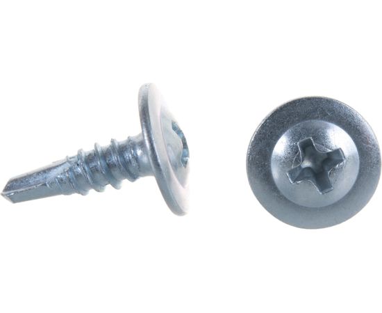 Саморезы с пресс-шайбой Steelfix сверло, 1кг 4,2х13 А-00250 – изображение 4