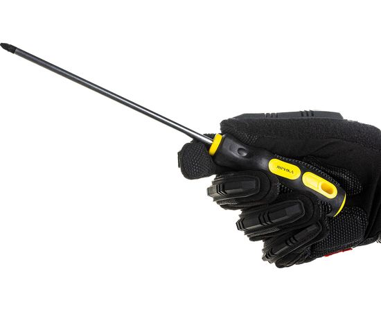 Крестовая отвертка PZ2х175мм 6мм магнитная с противоскользящей ручкой ЭВРИКА ER-7DZ-12H – изображение 4