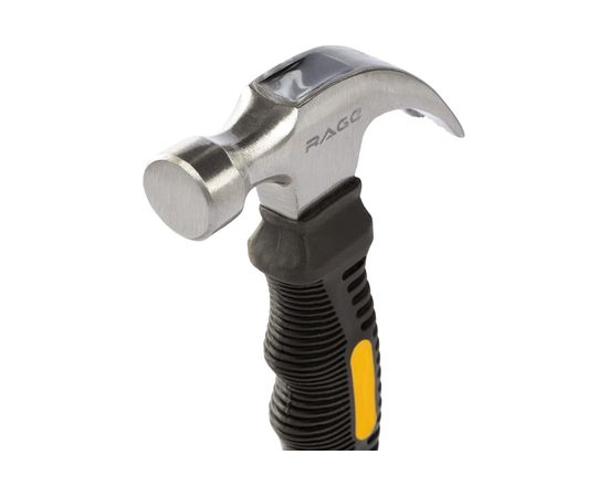 Укороченный молоток-гвоздодер VIRA by RAGE с фибергласовой рукояткой 225 г 900032 – изображение 4