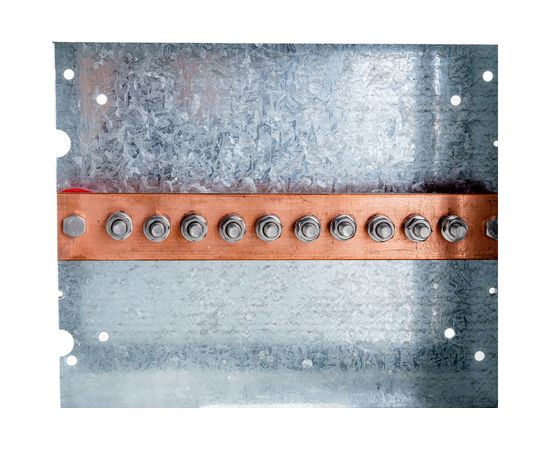 Шкаф шины заземления EZETEK 10 подключений 250х300х155мм 88043 – изображение 4