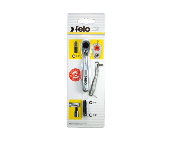 Трещотка 60 зубьев 1/4" Felo 05763501 – изображение 4