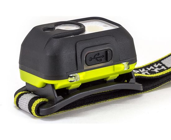 Налобный фонарь ЯРКИЙ ЛУЧ LH-450A MA-HALO 5W LED +3W COB max.400лм, 3режима, включается взмахом, Li-Ion 1800mA 4606400015260 – изображение 5