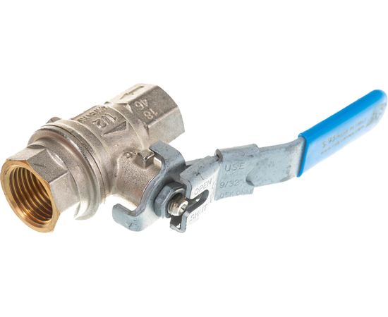 Шаровой кран с выхлопным отверстием в шаре RUB 1/2 DN15 PN14, ВР-ВР, серия BOLOGNA S.93, ручка S93D00 – изображение 5