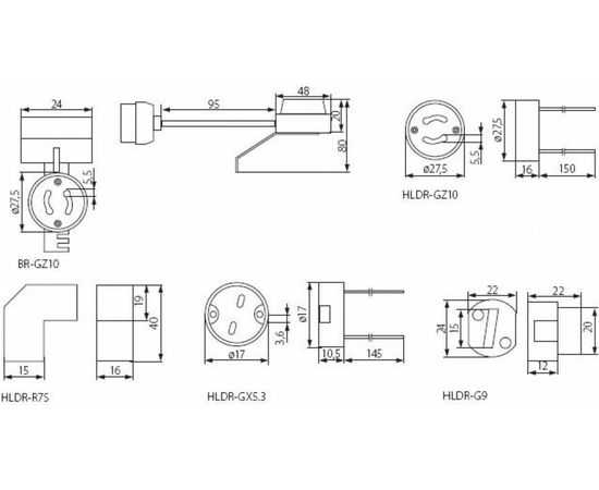Керамический электропатрон KANLUX HLDR GX5.3 72109 – изображение 5