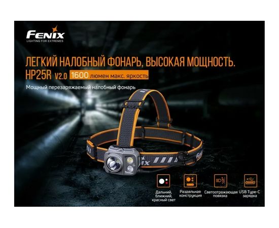 Фонарь Fenix HP25R V2.0 hp25rv20 – изображение 5