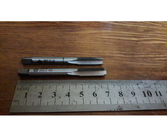 Ручной метчик комплект Туламаш М 8 х1.25 9ХС ТМ 48104 – изображение 8