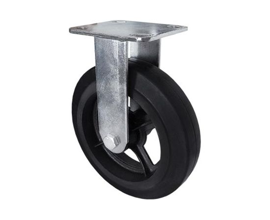 Колесо большегрузное обрезиненное неповоротное Longway FCD46 