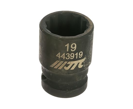 Головка торцевая ударная 12-гранная (19 мм; 1/2") JTC JTC-443919 