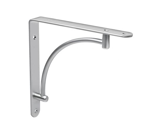 Арочный вогнутый кронштейн MFK-TORG 220х220 мат хром 73025 К-41 