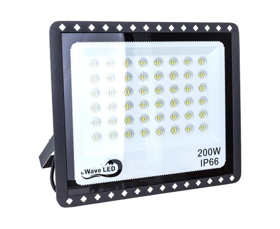 Прожектор KRASO 200W черный 6000К 17000Лм 200Вт PZL-200 