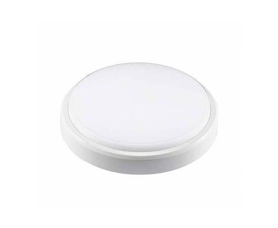 Светильник ЖКХ GAUSS HALL круг 15W 1200lm 6500K 200-240V IP40 D155х33мм белый LED 1/40 193411315 