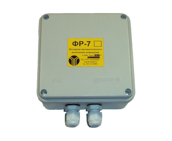 Фотореле Техносфера ФР-7, 220В, 10А 1603001060029 