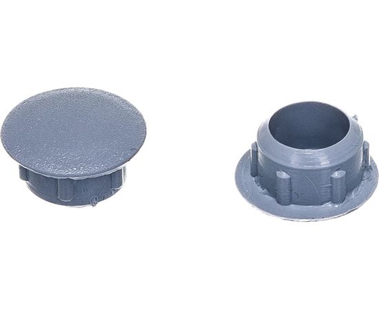 Декоративная заглушка Tech-Krep 10 мм светло-серая 35 шт - пакет 108873 