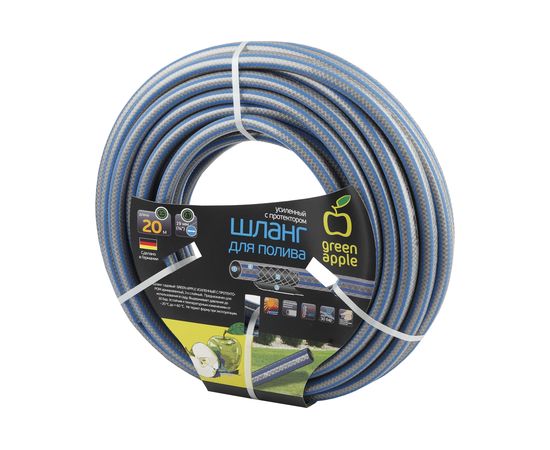 Усиленный шланг для полива GREEN APPLE с протектором, 19 мм, 3/4"" х 20 м Б0032831 