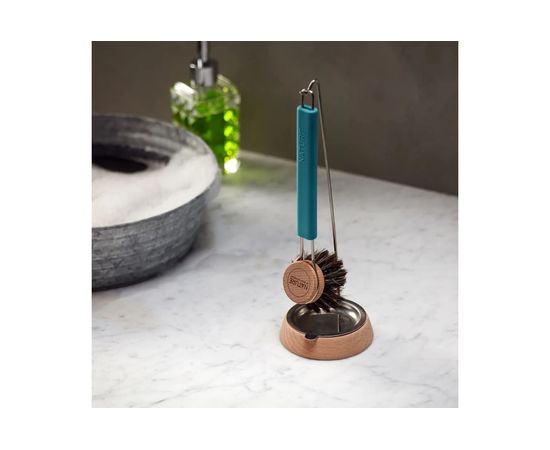 Щетка для мытья посуды Смарт.ру Natur бирюза, серия 1334-5Petrol 