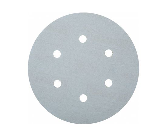 Круг шлифовальный на липучке по дереву и лакам EKA BLUE +V (150 мм; Р150; 6 отверстий) Ekamant 50108045 