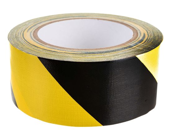 Клейкая лента DGTAPE Utility WARNING - Гаффа тейп 50мм/25м - Желтый & Черный UW50/25/YB 