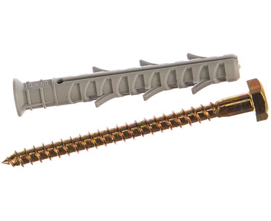 Фасадный дюбель 10х80, 6шт- пакет Tech-Krep TSX-S 127599 