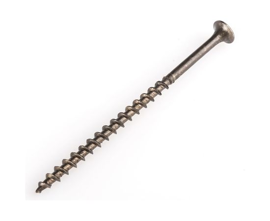 Саморезы ВИРТУОЗ 4,2х 76 мм, крупная резьба, потайная головка, оксидированный 25 шт 02587 – изображение 2