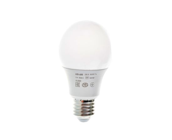 Лампа IEK LED A60, 7вт, 230В, 6500К, E27 LLE-A60-7-230-65-E27 – изображение 2