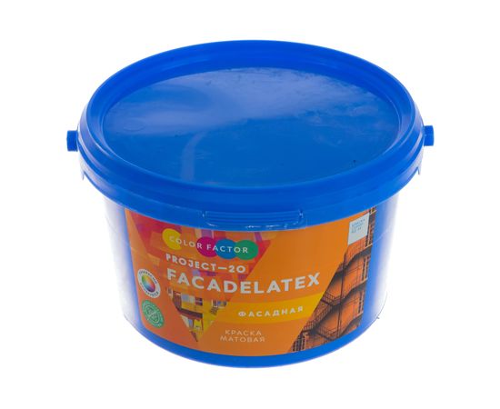 Краска ФАБРИКА ЦВЕТА ВД-АК-Project-20 фасадная супербелая Fassaden 3 кг ТД000003352 – изображение 2