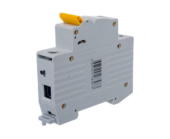 Автоматический 1-полюсный выключатель, 4А, С ВА47-29 4.5кА IEK MVA20-1-004-C – изображение 2