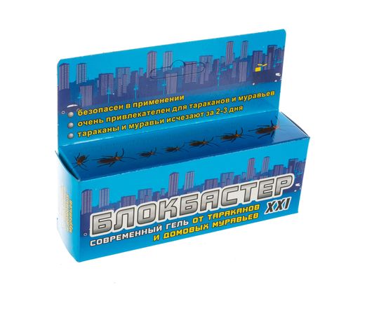 Гель от тараканов и бытовых муравьев Блокбастер 45 г 4620015696324 – изображение 2