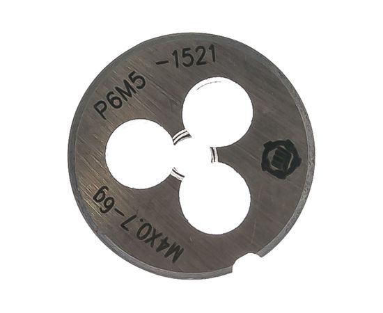 Плашка М 4 х0.7 Р6М5 6g ТМ Туламаш 137162 – изображение 2