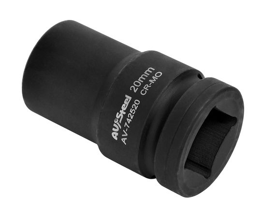 Головка ударная четырехгранная-футорка (20 мм; 1DR) AV Steel AV-742520 – изображение 3