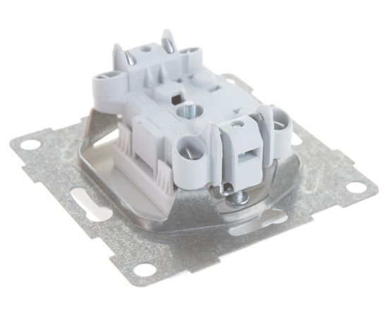 Розетка GUSI ELECTRIC Bravo 1-ой б/з с з/ш, скрытая установка, 16А, 250В, белый С10Р2-001 – изображение 3