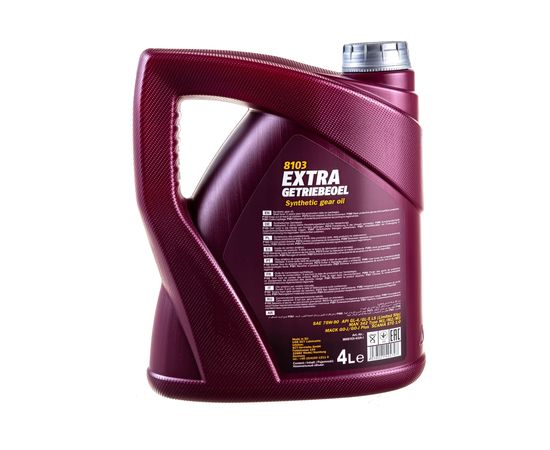 Синтетическое трансмиссионное масло MANNOL EXTRA GETRIEBEOEL 75W90 4 л 1353 – изображение 3