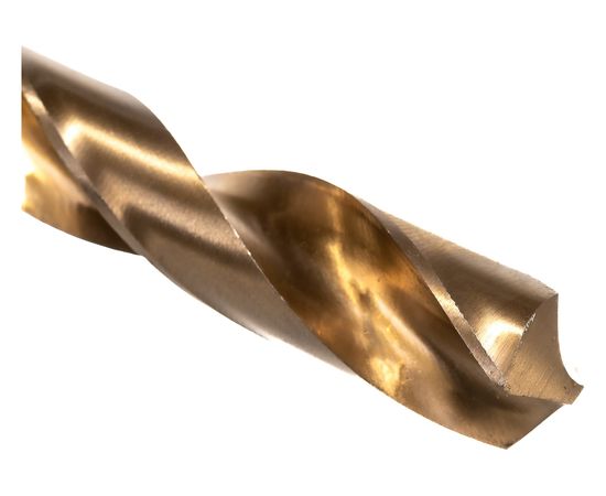 Сверло по металлу (21.5 мм; Р6М5; покрытие титан+кобальт) vertextools 666-21,5 – изображение 4