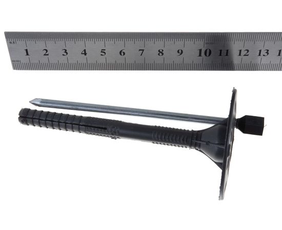 Дюбель для теплоизоляции с оц.гвоздем и термоголовкой INTERFIX 10х120, 350 шт 28980 – изображение 4