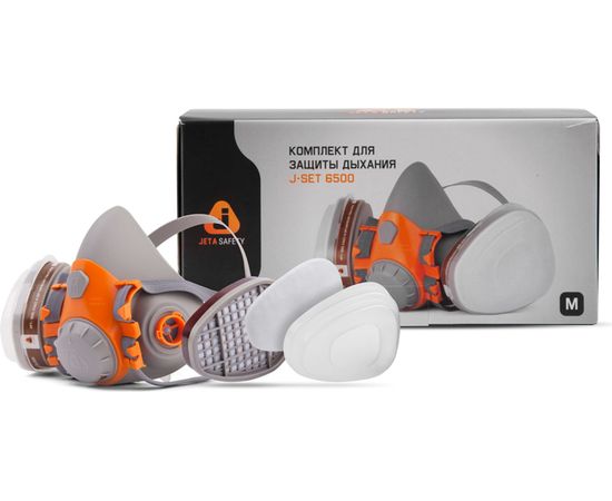 Фильтрующая полумаска из изолирующих материалов Jeta Safety 6500, размер M/средний, 6500-M – изображение 5