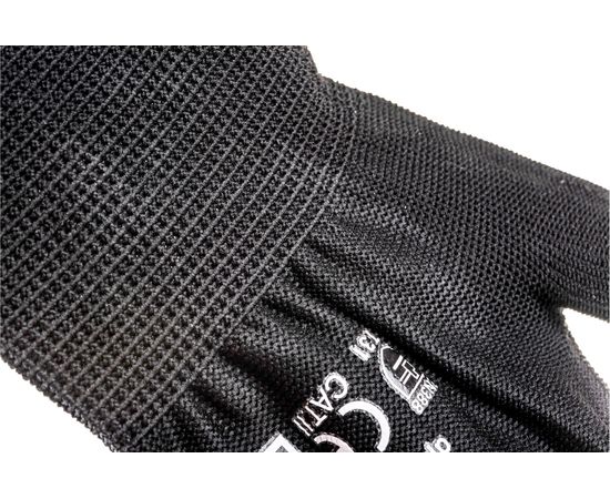 Перчатки SKRAB, нейлон с полиуретановым покрытием, 8/M BLACK 27681 – изображение 6