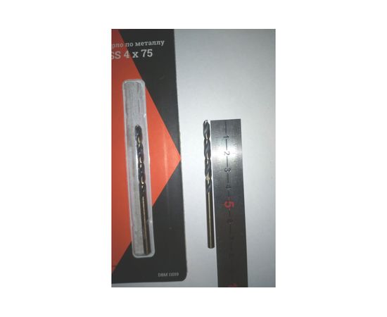 Сверло по металлу HSS (4x75 мм) Gigant DBM 11019 – изображение 7