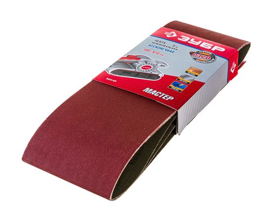 Лента шлифовальная универсальная "МАСТЕР" 3шт. (610х100 мм; P320 ) для ЛШМ ЗУБР 35543-320 