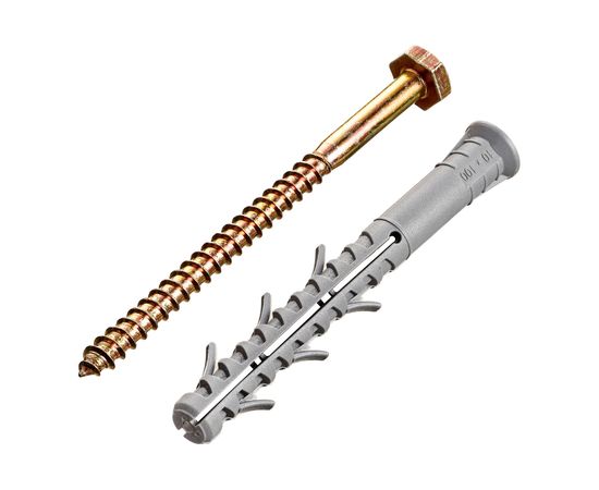 Фасадный дюбель 10х100, 6шт - пакет Tech-Krep TSX-S 127600 