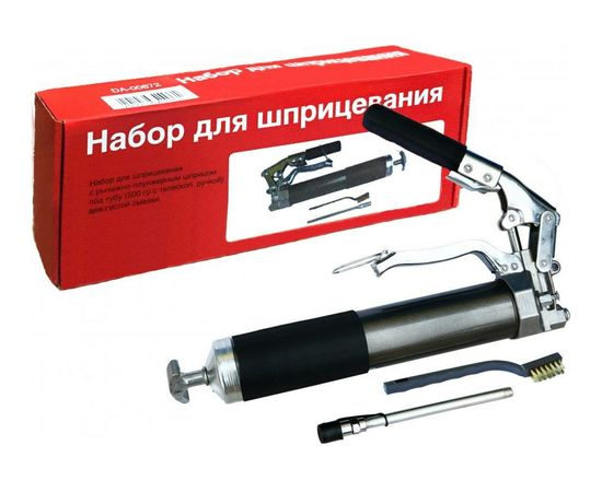 Рычажно-плунжерный шприц для густой смазки ДАЛИ-авто под тубу 500 гр DA-00672 