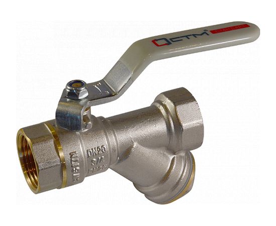 Шаровой кран СТМ СТАНДАРТ 1/2", с фильтром, рычаг CWFFF012 