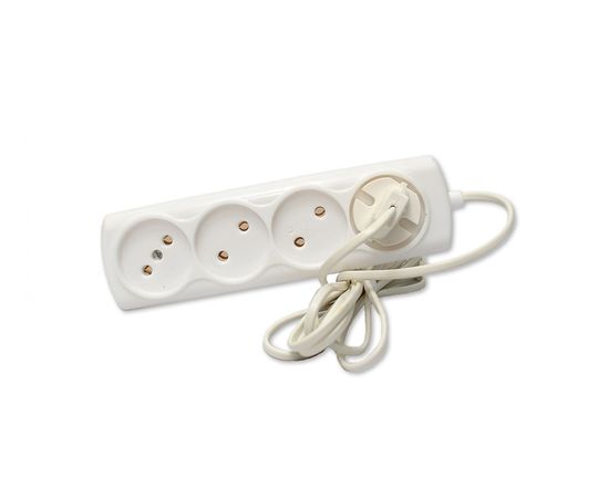 Удлинитель Радист ЭКОНОМ Р16-009 6А 4 гнезда 2*0,75 1,5м Белый 461 