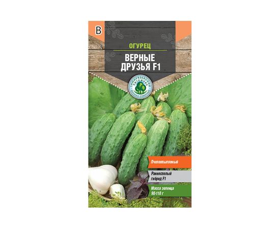 Семена Тимирязевский питомник огурец Верные друзья F1 (для засолки) 10 шт. 4607189275579 