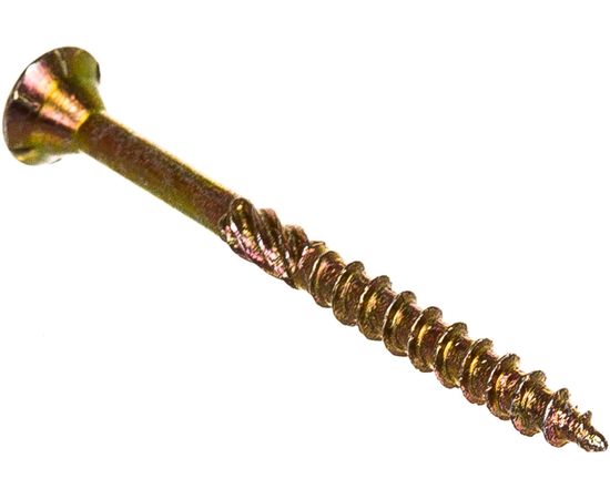 Конструкционный шуруп ЕВРОПАРТНЕР для дерева с фрезой потай ж/п Torx 10, 3.0х35 20шт T2 0624 1 