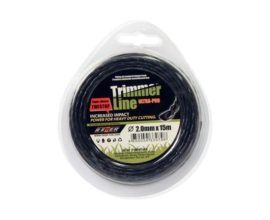 Леска TWISTOP (2.0 мм; 15 м; эллипс) Rezer 