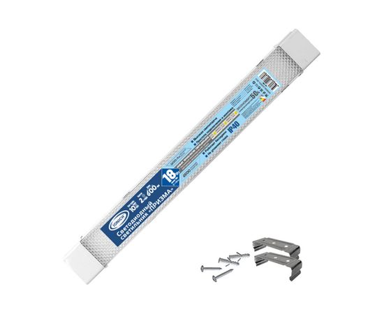 Светодиодный линейный светильник IONICH Призма ILED-ДПО600 18Вт-1600Лм-220В-6500К-IP40 1600 