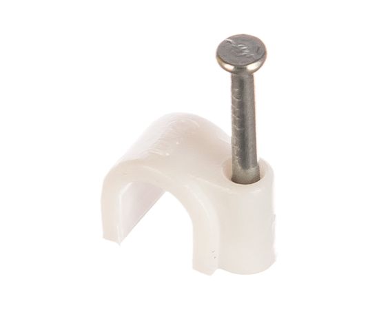 Крепежная скоба Navigator круглая d6 с гвоздем NCR-06-50 50шт 4670004710678 155797 