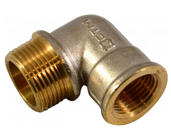 Уголок СТМ 1/2", гайка-штуцер CRLFM012 