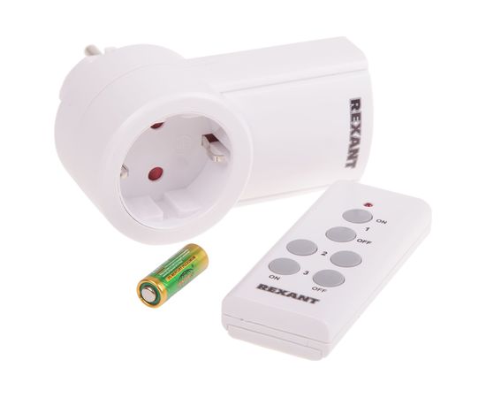 Радиоуправляемая розетка REXANT c пультом RX-001 10-6020 