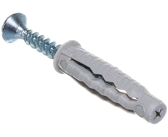 Универсальный дюбель Tecfi VZ нейлон 5x25 с шурупом 10 шт - пакет 147438 